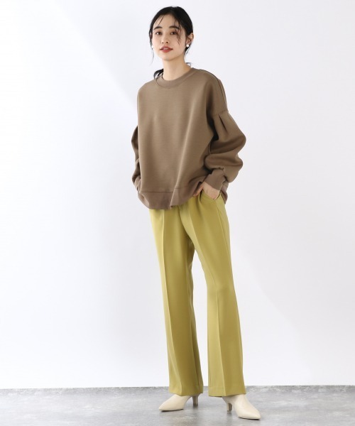 LOWRYS FARM(ローリーズファーム)の「ダンボールクループルオーバーLS 919945(スウェット・レディース・ホワイト/ブラック/ブラウン/ブルー・FREE)」の15枚目の写真