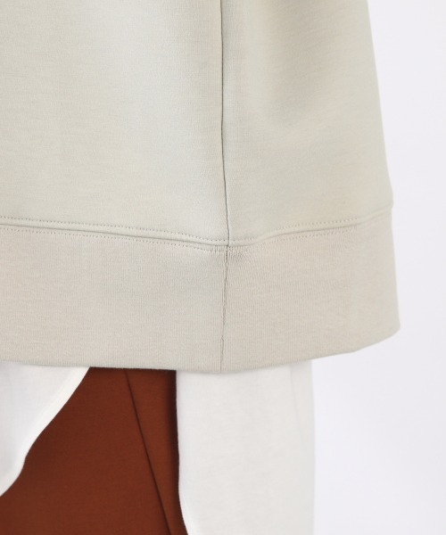 LOWRYS FARM(ローリーズファーム)の「ダンボールクループルオーバーLS 919945(スウェット・レディース・ホワイト/ブラック/ブラウン/ブルー・FREE)」の6枚目の写真