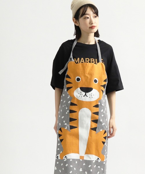 FRIENDSHILL / フレンズヒル ショートエプロン アニマル柄 ・・ FRH