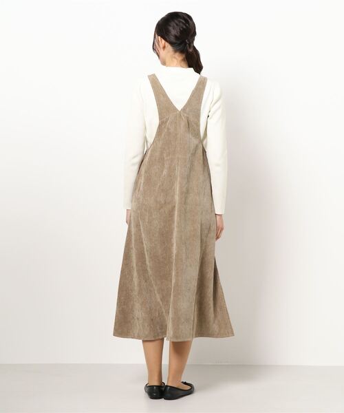 プリスティン/ コーデュロイジャンパースカート PRISTINE(プリスティン)｜リブレスコーデュロイ ジャンパースカート