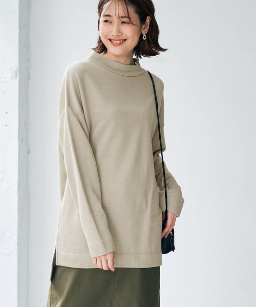 ROPE' PICNIC(ロペピクニック)の「ラメ裏毛トップス(その他トップス・レディース・カーキ/ライトグリーン/グレー系その他/ベージュ系その他2・38)」の4枚目の写真