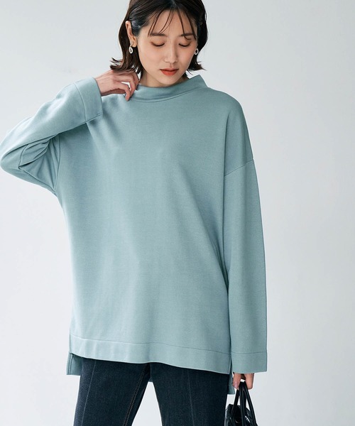 ROPE' PICNIC(ロペピクニック)の「ラメ裏毛トップス(その他トップス・レディース・カーキ/ライトグリーン/グレー系その他/ベージュ系その他2・38)」の1枚目の写真