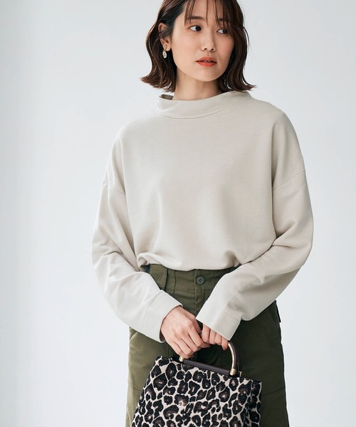 ROPE' PICNIC(ロペピクニック)の「ラメ裏毛トップス(その他トップス・レディース・カーキ/ライトグリーン/グレー系その他/ベージュ系その他2・38)」の3枚目の写真