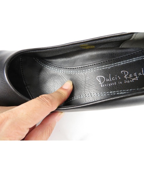 DULCIS REGALO(ドルキス レガロ)の「DulcisRegalo(ドルキスレガロ) 屈曲ソールストラップ付きリクルート パンプス (3.5cmヒール)(パンプス・レディース・ブラック・24/23.5/26/22.5/23/22/24.5/25.5/21.5/25)」の8枚目の写真