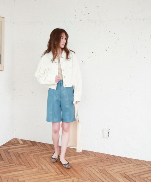 EPIMI E'PIMMY（エピミエピミー）の「メローフリルカットソープルオーバー（Tシャツ/カットソー・レディース・グレー系その他/ブルー/オフホワイト/ブラック/ピンク・MEDIUM）」の6枚目の写真