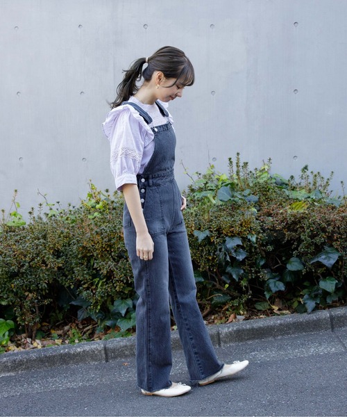 flower（フラワー）の「エデンレースブラウス（シャツ/ブラウス・レディース・ホワイト/グレー/ブルー/ラベンダー・FREE）」の9枚目の写真