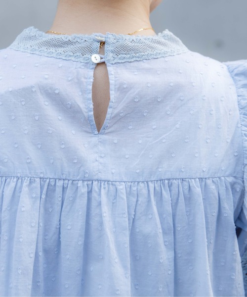 flower（フラワー）の「エデンレースブラウス（シャツ/ブラウス・レディース・ホワイト/グレー/ブルー/ラベンダー・FREE）」の21枚目の写真