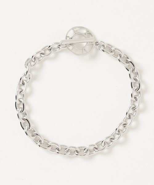 AVIREX（アヴィレックス）の「【InRed5月号・桐谷美玲さん着用】【直営店限定】ロゴブレスレット/ AVIREX LOGO BRACELET（ブレスレット・レディース・シルバー・FREE）」の6枚目の写真