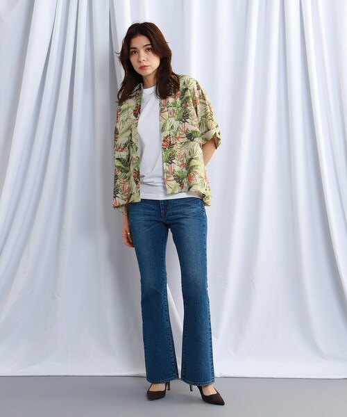 JET（ジェット）の「◆【ウォッシャブル】14.0ozフレアラインデニムパンツ（デニムパンツ・レディース・ライトブルー/ネイビー・23/24/25/26/27/28）」の10枚目の写真