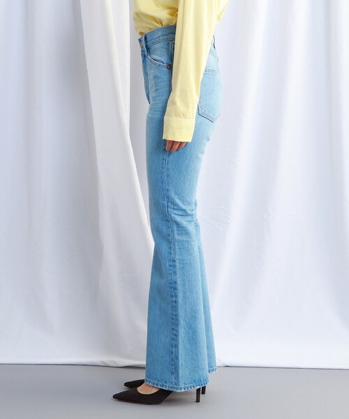 JET（ジェット）の「◆【ウォッシャブル】14.0ozフレアラインデニムパンツ（デニムパンツ・レディース・ライトブルー/ネイビー・23/24/25/26/27/28）」の8枚目の写真