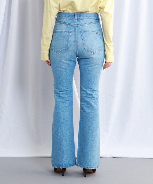 JET（ジェット）の「◆【ウォッシャブル】14.0ozフレアラインデニムパンツ（デニムパンツ・レディース・ライトブルー/ネイビー・23/24/25/26/27/28）」の11枚目の写真