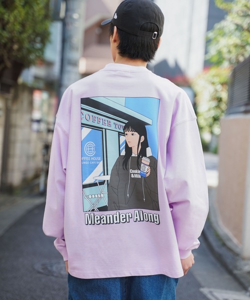 WEGO(ウィゴー)の「WEGO/アソートロゴビッグシルエットロンT(Tシャツ/カットソー・メンズ・ホワイト/ダークグリーン/ブラウン/カーキ/サックスブルー/ブルー/グリーン/オートミール/杢グレー/ベージュ系その他/グリーン系その他/スミクロ/その他1/その他2/その他4/その他3/その他5/その他6・MEDIUM/LARGE)」の18枚目の写真