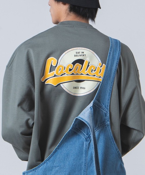 WEGO(ウィゴー)の「WEGO/アソートロゴビッグシルエットロンT(Tシャツ/カットソー・メンズ・ホワイト/ダークグリーン/ブラウン/カーキ/サックスブルー/ブルー/グリーン/オートミール/杢グレー/ベージュ系その他/グリーン系その他/スミクロ/その他1/その他2/その他4/その他3/その他5/その他6・MEDIUM/LARGE)」の10枚目の写真