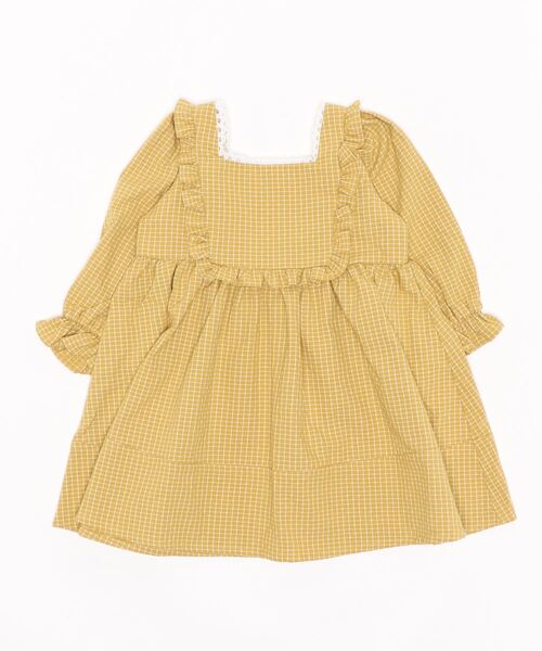 StompStamp（ストンプスタンプ）の「Coquette コケット　C231002 ｽｸｴｱﾚｰｽﾈｯｸOP（ワンピース・キッズ・クリーム・100cm/90cm/120cm/110cm）」の5枚目の写真