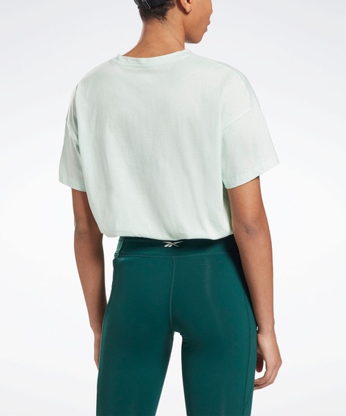 Reebok(リーボック)の「MYT Tシャツ / MYT T-Shirt(Tシャツ/カットソー・レディース・ホワイト/ダークグリーン/ヘザーグレー・SMALL/MEDIUM/LARGE/X-LARGE/X-SMALL)」の5枚目の写真