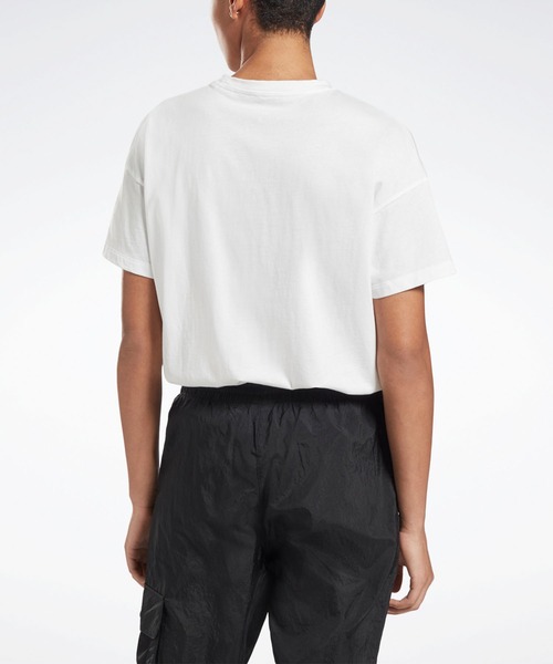 Reebok(リーボック)の「MYT Tシャツ / MYT T-Shirt(Tシャツ/カットソー・レディース・ホワイト/ダークグリーン/ヘザーグレー・SMALL/MEDIUM/LARGE/X-LARGE/X-SMALL)」の6枚目の写真