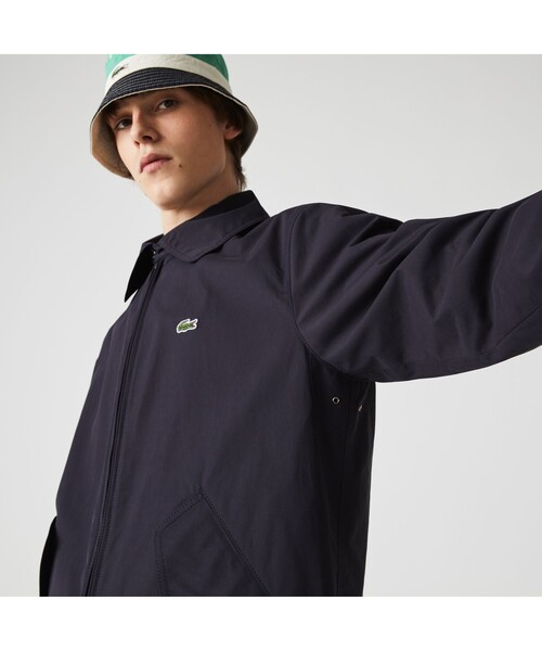 ラコステ　LACOSTE ジップアップステンカラージャケット Mサイズ LACOSTE（ラコステ）の「ジップアップステンカラージャケット