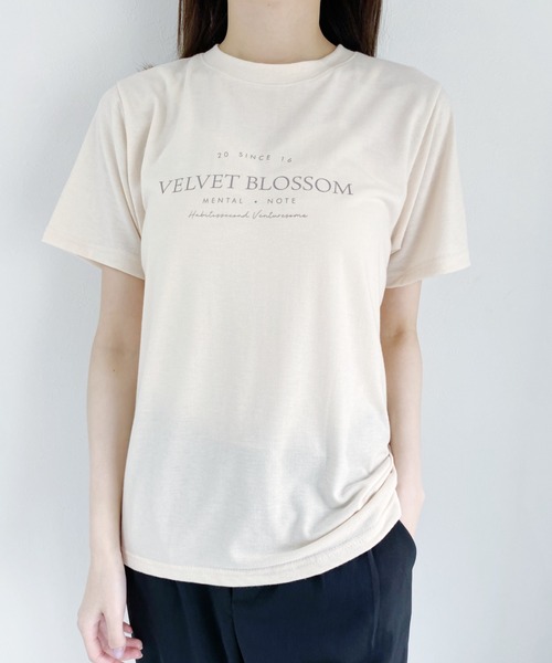 CLEA(クレア)の「daily simple logo tee(Tシャツ/カットソー・レディース・ホワイト/ブラック/ベージュ・FREE)」の17枚目の写真
