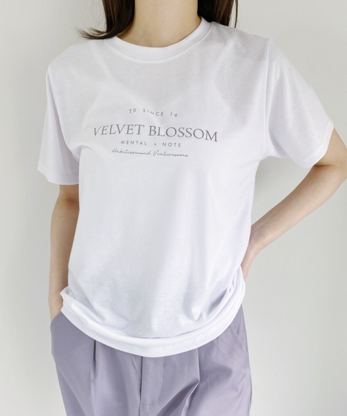 CLEA(クレア)の「daily simple logo tee(Tシャツ/カットソー・レディース・ホワイト/ブラック/ベージュ・FREE)」の7枚目の写真