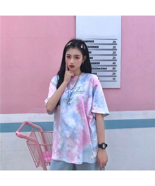 はな　　新品　タイダイTシャツ　パステルカラー　2セット esyxz829.jpg