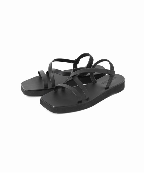 SOL SANA（ソルサナ）の「【SOL SANA/ソル サナ】ウェッジサンダル◆（サンダル・レディース・ホワイト/ブラック・38/39/36/37）」の4枚目の写真