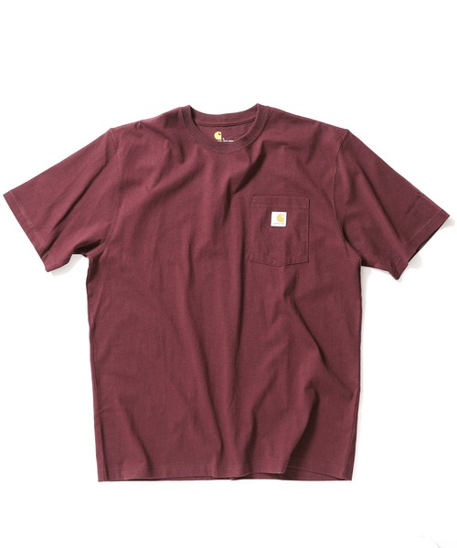 Carhartt(カーハート)の「carhartt / カーハート ビッグシルエット ポケット半袖 ロゴ Tシャツ Workwear Pocket 1/2 Sleeve T-Shirts(Tシャツ/カットソー・メンズ・エメラルドブルー/ブラック/ダークブラウン/ベージュ/ネイビー/グリーン/ヘザーグレー/バーガンディー/ヘザーチャコール/コバルトブルー/グレイッシュブルー/ホワイト/ブルー系その他/グリーン系その他/ブルー系その他2/イエロー系その他/ブラウン系その他/オレンジ系その他/グレー系その他4/オレンジ/グリーン系その他2/グリーン系その他3・MEDIUM/LARGE/X-LARGE/XX-LARGE/SMALL)」の20枚目の写真
