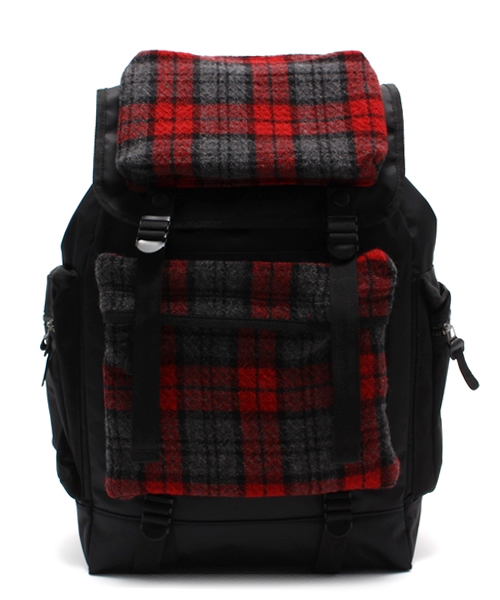 603（ロクマルサン）の「603 赤チェック切替リュック（バックパック