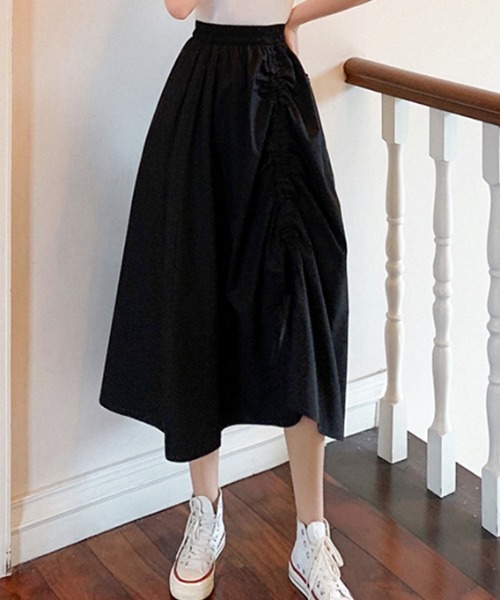 コムデギャルソン ネイビーフリンジフレアスカート サイドファスナー Mサイズ コムデギャルソン ネイビーフリンジフレアスカート サイド