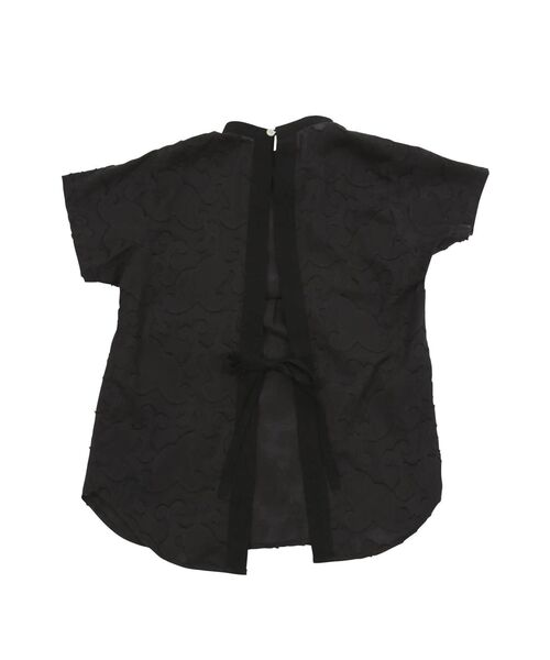 Ungrid（アングリッド）の「Kids ジャカードハーフスリーブシャツ（シャツ/ブラウス・キッズ・オフホワイト/ブラック・100/120）」の10枚目の写真