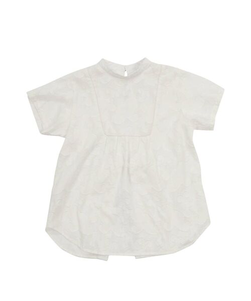 Ungrid（アングリッド）の「Kids ジャカードハーフスリーブシャツ（シャツ/ブラウス・キッズ・オフホワイト/ブラック・100/120）」の21枚目の写真