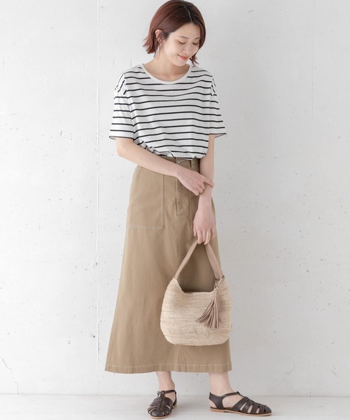 URBAN RESEARCH Sonny Label(アーバンリサーチサニーレーベル)の「TRUECOTTONルーズフィットTシャツ(Tシャツ/カットソー・レディース・ブラック/ベージュ/オフホワイト/ホワイト系その他・FREE)」の13枚目の写真