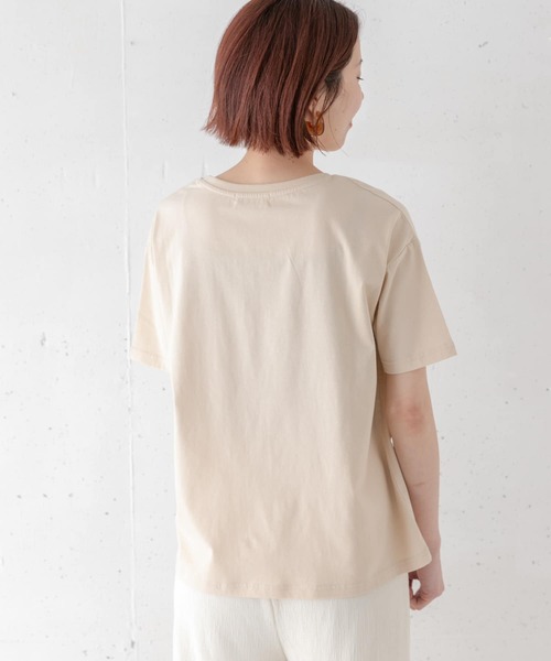 URBAN RESEARCH Sonny Label(アーバンリサーチサニーレーベル)の「TRUECOTTONルーズフィットTシャツ(Tシャツ/カットソー・レディース・ブラック/ベージュ/オフホワイト/ホワイト系その他・FREE)」の11枚目の写真