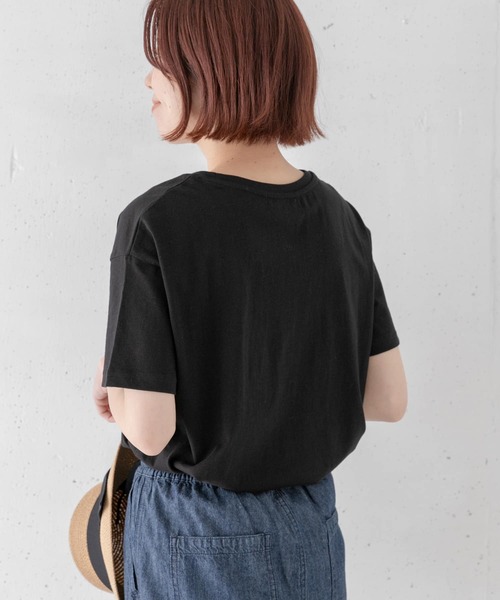 URBAN RESEARCH Sonny Label(アーバンリサーチサニーレーベル)の「TRUECOTTONルーズフィットTシャツ(Tシャツ/カットソー・レディース・ブラック/ベージュ/オフホワイト/ホワイト系その他・FREE)」の10枚目の写真