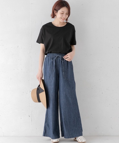 URBAN RESEARCH Sonny Label(アーバンリサーチサニーレーベル)の「TRUECOTTONルーズフィットTシャツ(Tシャツ/カットソー・レディース・ブラック/ベージュ/オフホワイト/ホワイト系その他・FREE)」の19枚目の写真