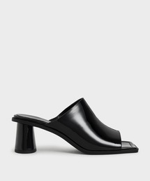 CHARLES & KEITH | スクエアトゥミュール / Square Toe Mules(サンダル)