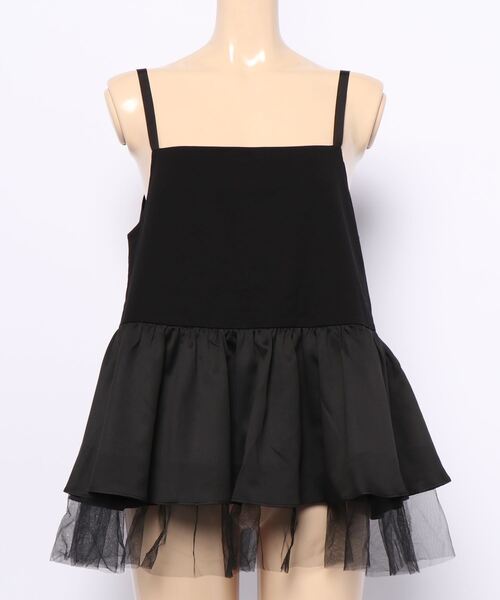 新品⭐︎ビアズリー　半袖ニット&チュチュキャミソール　グレー　ブラック BEARDSLEY 半袖ニット&チュチュキャミソール グレー ブラック