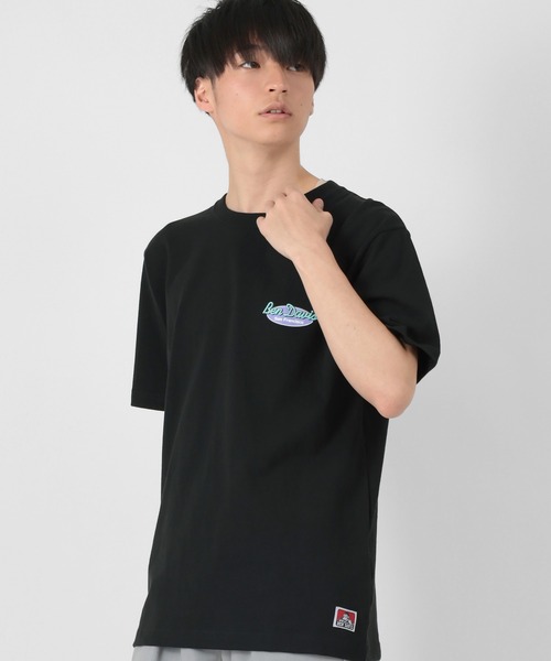 BEN DAVIS(ベンデイビス)の「【BEN DAVIS/ベンデイビス】 オーバルロゴプリント ワンポイント バックプリント Tシャツ(Tシャツ/カットソー・メンズ・ホワイト/ブラック/ブルーグレー・M/L/XL)」の5枚目の写真