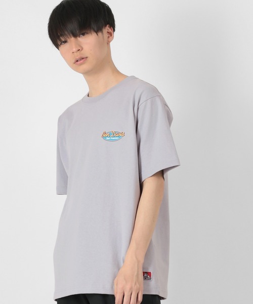 BEN DAVIS(ベンデイビス)の「【BEN DAVIS/ベンデイビス】 オーバルロゴプリント ワンポイント バックプリント Tシャツ(Tシャツ/カットソー・メンズ・ホワイト/ブラック/ブルーグレー・M/L/XL)」の6枚目の写真