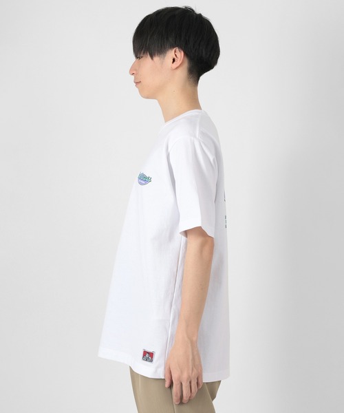 BEN DAVIS(ベンデイビス)の「【BEN DAVIS/ベンデイビス】 オーバルロゴプリント ワンポイント バックプリント Tシャツ(Tシャツ/カットソー・メンズ・ホワイト/ブラック/ブルーグレー・M/L/XL)」の7枚目の写真