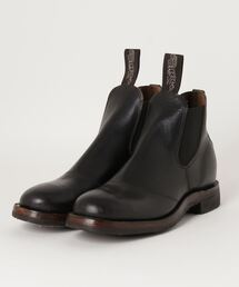 ダブルアールエル　RRL 黒 レザー サイドゴアブーツ チェルシーブーツ ダブルアールエルRRL 黒 レザー サイドゴアブーツ チェルシーブーツ