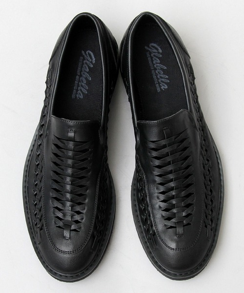glabella（グラベラ）の「フェイクレザー 編み込み スリッポン / ローファー（ドレスシューズ・メンズ・ブラック・S/M/L）」の6枚目の写真
