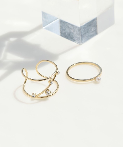 Phoebe（フィービィー）の「2setスペクトラムリング（リング・レディース・シルバー/ゴールド・FREE）」の13枚目の写真