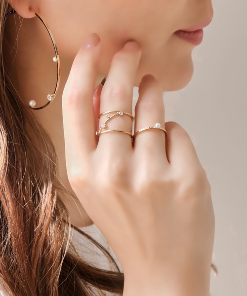 Phoebe（フィービィー）の「2setスペクトラムリング（リング・レディース・シルバー/ゴールド・FREE）」の15枚目の写真