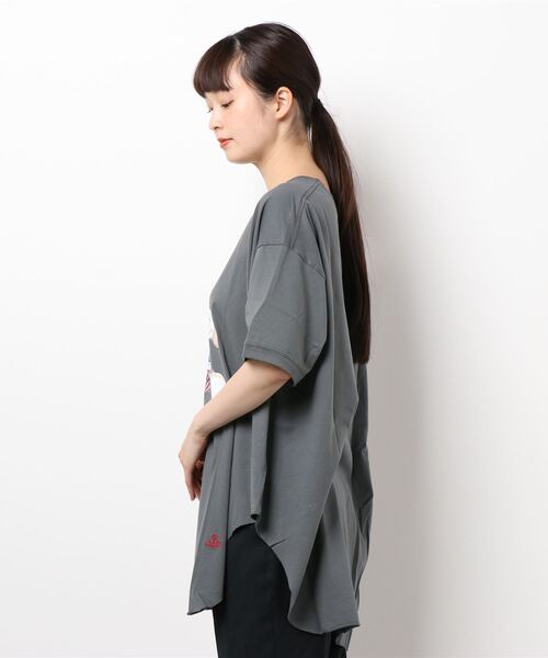 ヴィヴィアンウエストウッド 中古 / CLIMATE REVOLUTION BEARプリントラウンドヘムTシャツ 00 白  I-25-07-30-013-to-HD-ZI ヴィヴィアンウエストウッド 中古 / CLIMATE REVOLUTION BEAR