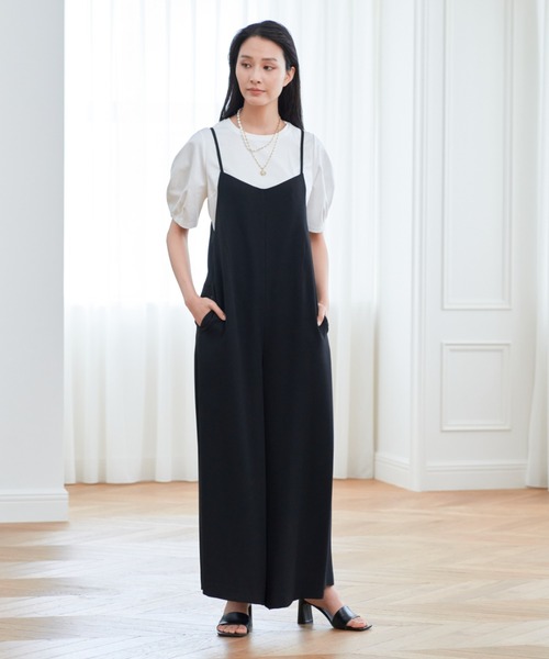 【ANAYI】アナイ　オールインワン　38 リネン調オックスVオールインワン|ANAYI OFFICIAL ONLINE STORE