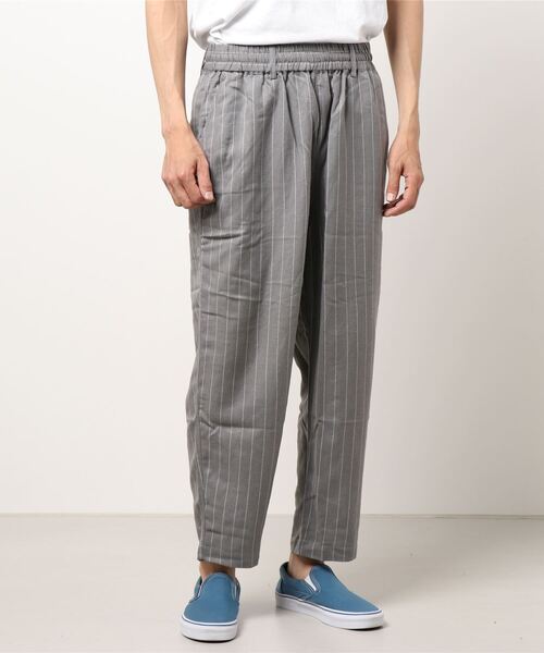 CRAFT STANDARD BOUTIQUE（クラフトスタンダードブティック）の「ストライプイージーパンツ　＊（スラックス・メンズ・グレー系その他2/ブルー系その他4・M/L）」の3枚目の写真