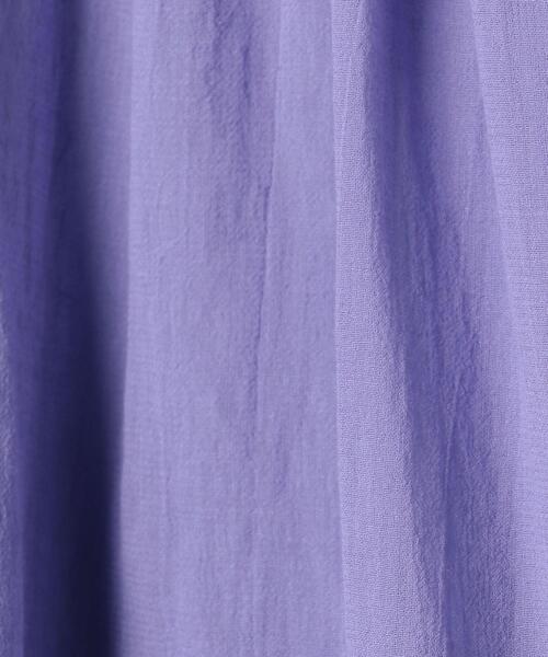 BEAUTY&YOUTH UNITED ARROWS(ビューティーアンドユースユナイテッドアローズ)の「BY コットンワイドギャザーチュニック(シャツ/ブラウス・レディース・ホワイト/パープル/コバルトブルー・FREE)」の19枚目の写真