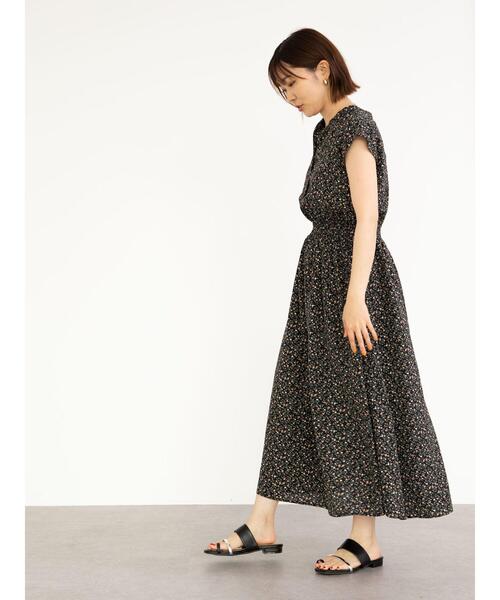 ELENCARE DUE(エレンカーレデュエ)の「・ELENCARE DUE フラワーptスキッパーワンピ*(ワンピース・レディース・イエロー/アイボリー/ブラック/グリーン・FREE)」の22枚目の写真