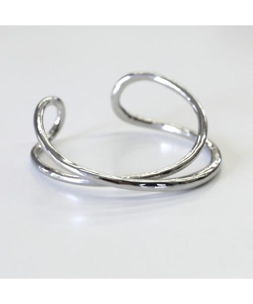 select MOCA（セレクトモカ）の「ダブルカーブバングル（バングル/リストバンド・レディース・シルバー/ゴールド・FREE）」の10枚目の写真