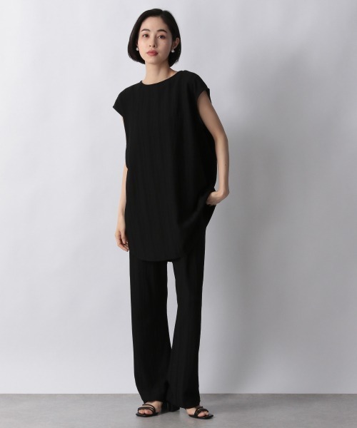 LOWRYS FARM（ローリーズファーム）の「ウシロアキＳＥＴＵＰノースリーブ　955970（つなぎ/オールインワン・レディース・ブラック/ブラウン/グリーン・FREE）」の6枚目の写真